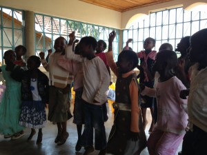 Girls worshiping God for us at the Dorothy House Aug 12, 2012